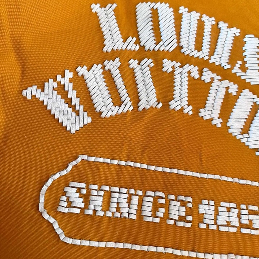 Louis Vuitton Yellow West Leather Sleeve Jacket - Picture 12 of 12